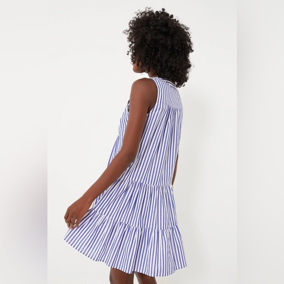 COPY - - POMANDER PLACE

Blue and White Stripe Sleeveless Cotton Poplin Kenzo D… - Picture 3 of 7